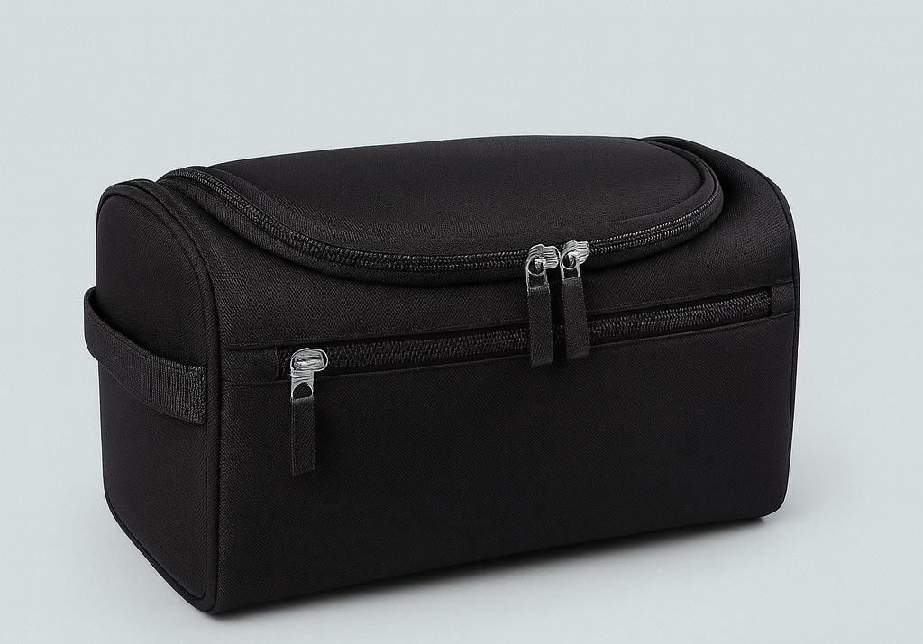 Neceser dorado tipo cofre para colecciones cosméticas especiales y regalos