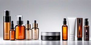 Línea de envases para productos de nutricosmética, incluyendo frascos de vidrio ámbar, dispensadores, goteros y tubos, diseñados para preservar la calidad y eficacia de los suplementos y cosméticos.